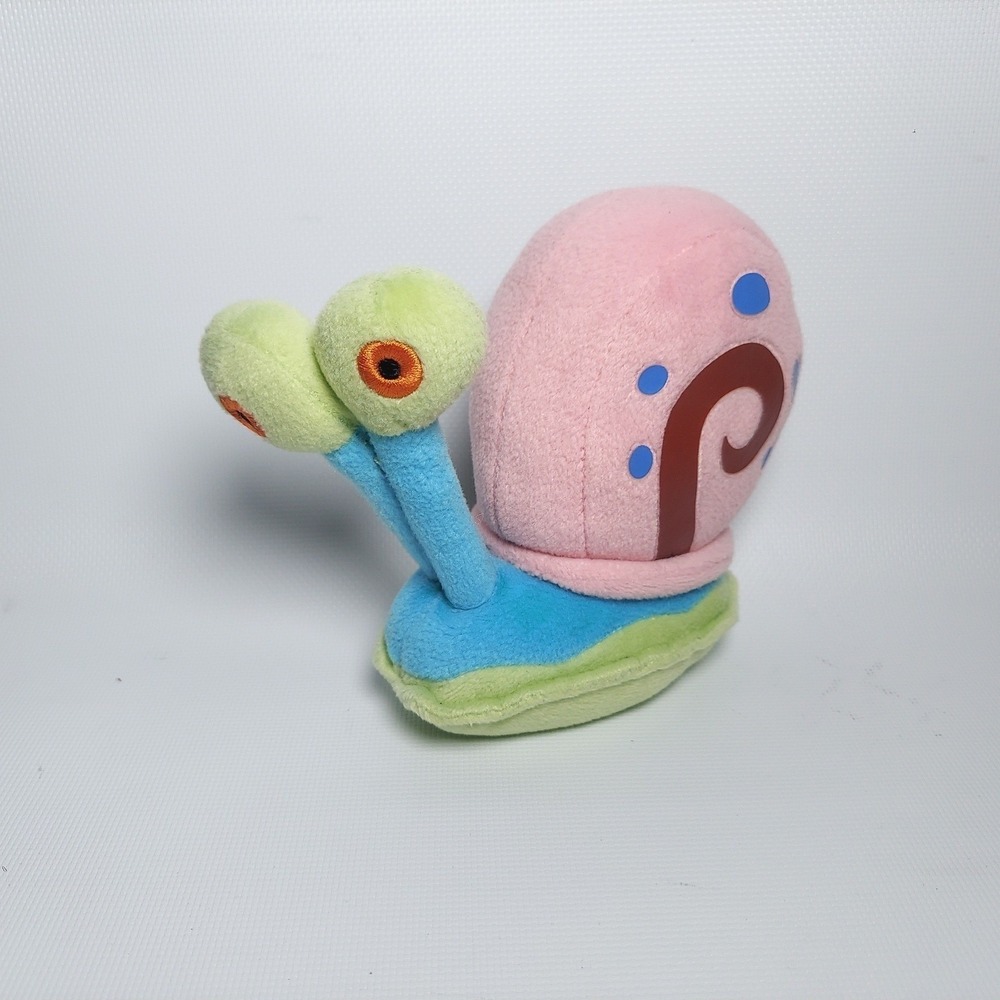 Ty‎ Beanie Baby Gary Snail Plush 5" SpongeBob SquarePants 2006 Stuffed Toy VTG